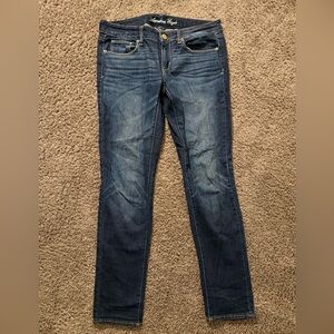 American Eagle Outfitters Dark Blue Skinny Jeans